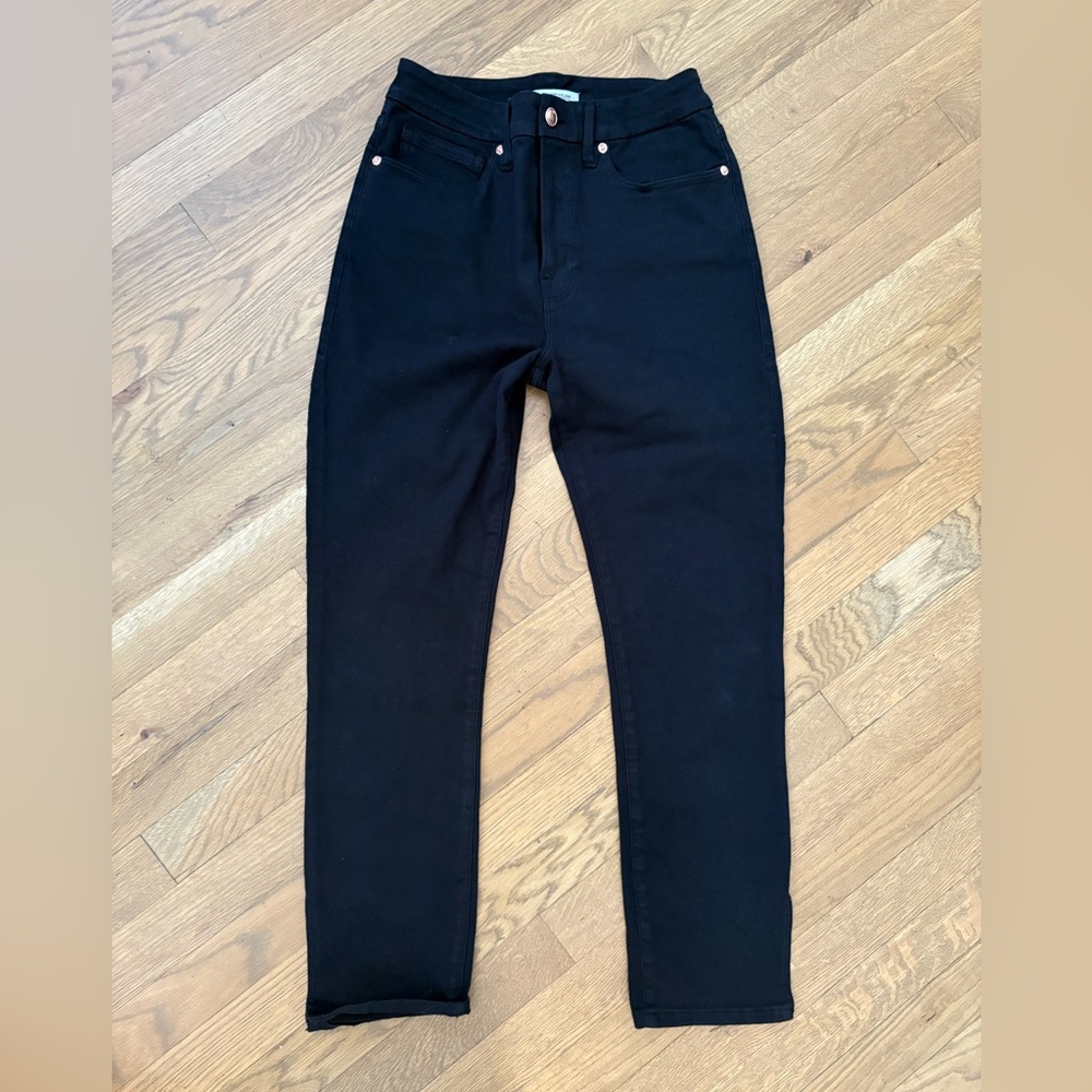 Good American “Good Waist Crop” Jeans